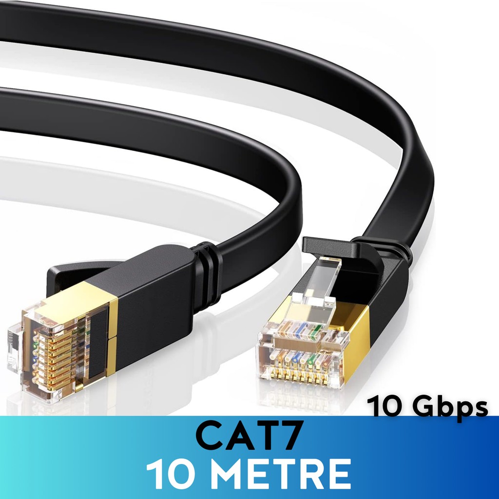 Vetech Cat7 10 metre Ethernet Kablosu 10GBPS Premium Internet Lan Kablo 10mt - 10 m SSD / Solid State Drive Fiyatı