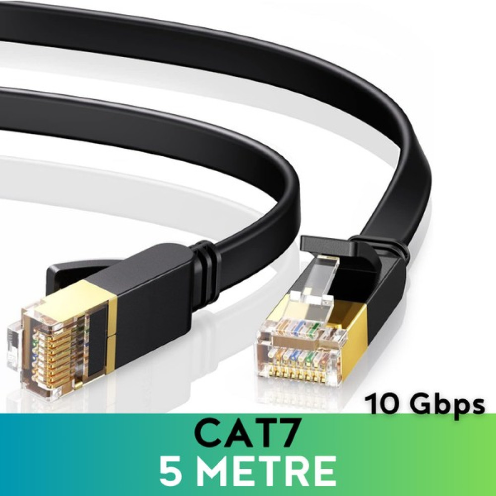 Vetech Cat7 5 Metre Ethernet Kablosu 10GBPS Premium Internet Lan Kablo 5mt - 5 m Ağ / Network Kablosu Fiyatı