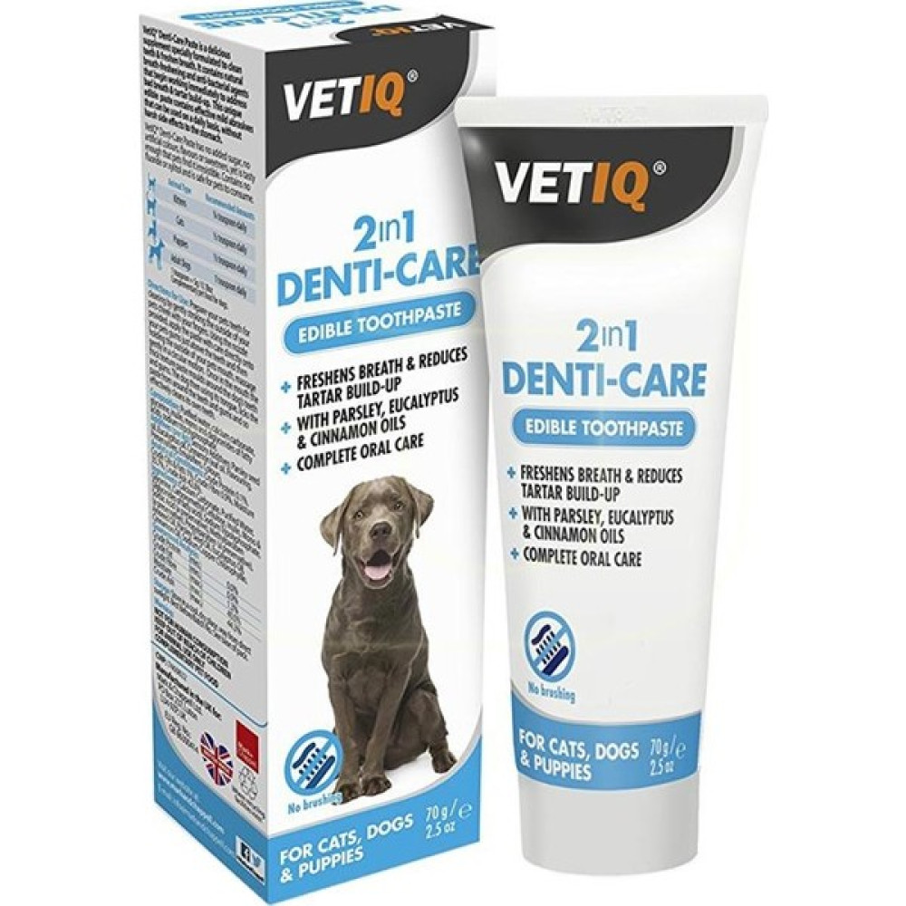 Vetiq 2in1 Denti-Care Ağız ve Diş Sağlığı Macunu 70 gr Evcil Hayvan Ürünleri Fiyatı