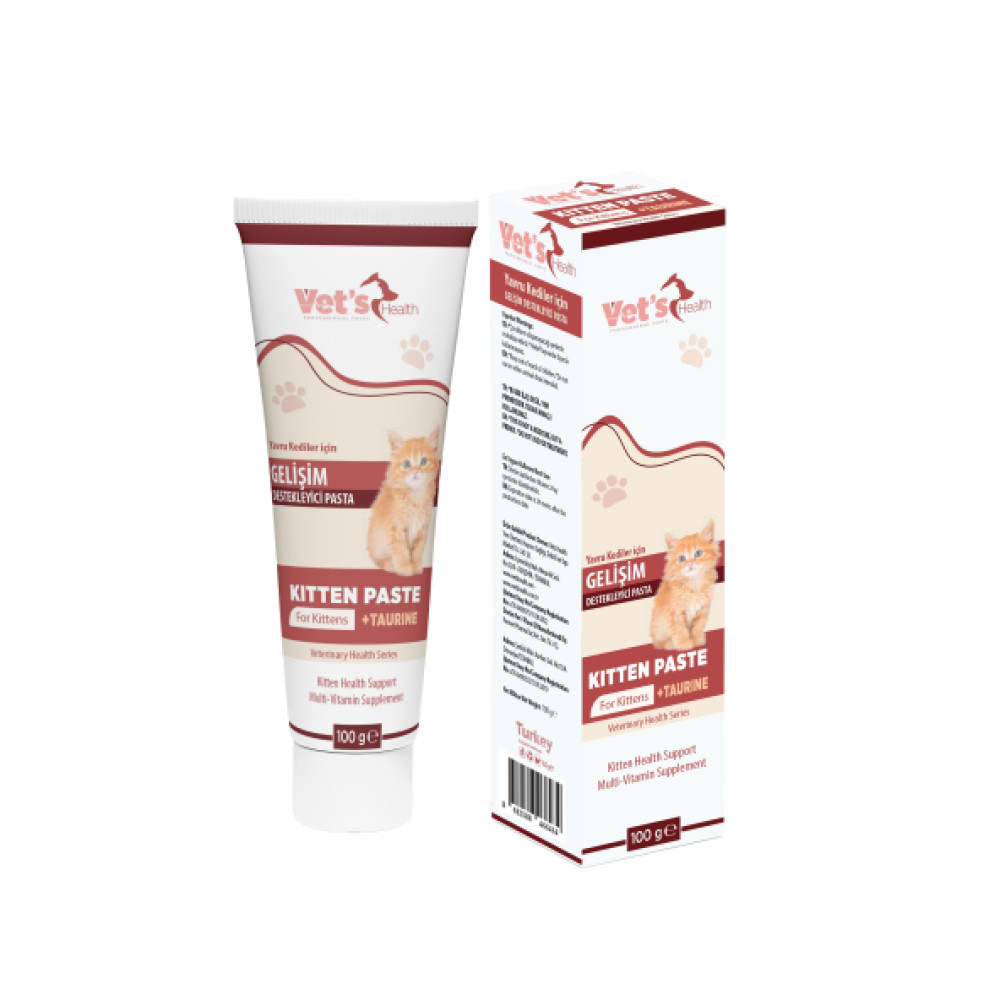 Vet's Health Kitten Paste Yavru Kediler İcin Gelisim Destekleyici Pasta 100G Evcil Hayvan Ürünleri Fiyatı