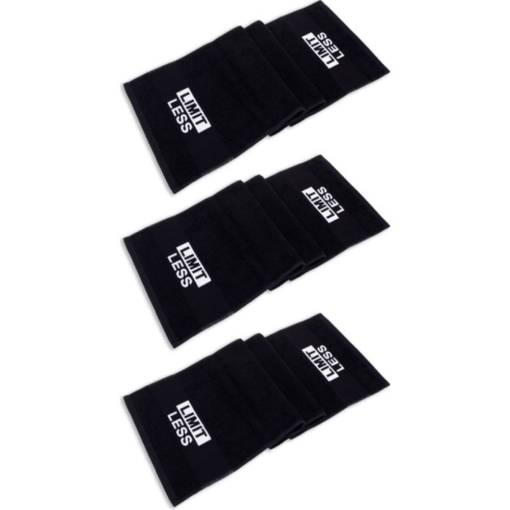 Vevien Home Limitless 30 x 100 cm %100 Pamuklu 3'lü Spor Havlusu Fitness Gym Golf Boks Tenis Havlusu - Siyah El / Yüz Havlusu Fiyatı
