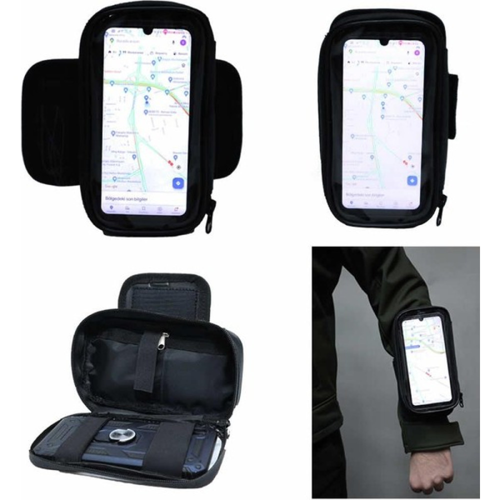 Vexo V11 Telefon Tutucu Kol Çantası - 0 RH (+) Siyah Motorsiklet için Diğer Aksesuarlar Fiyatı