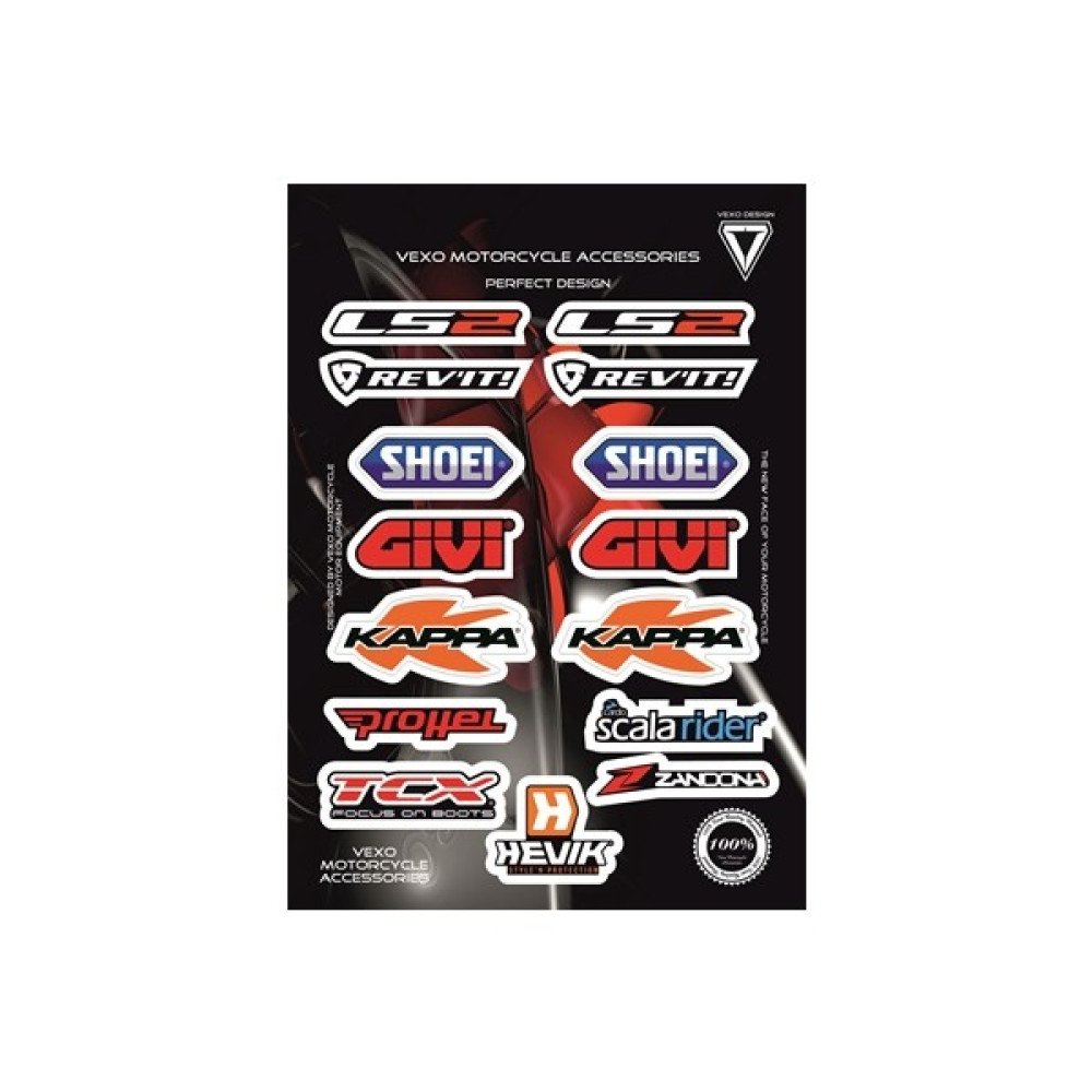 Vexo X26 Marka Stıcker Set Motorsiklet için Diğer Aksesuarlar Fiyatı