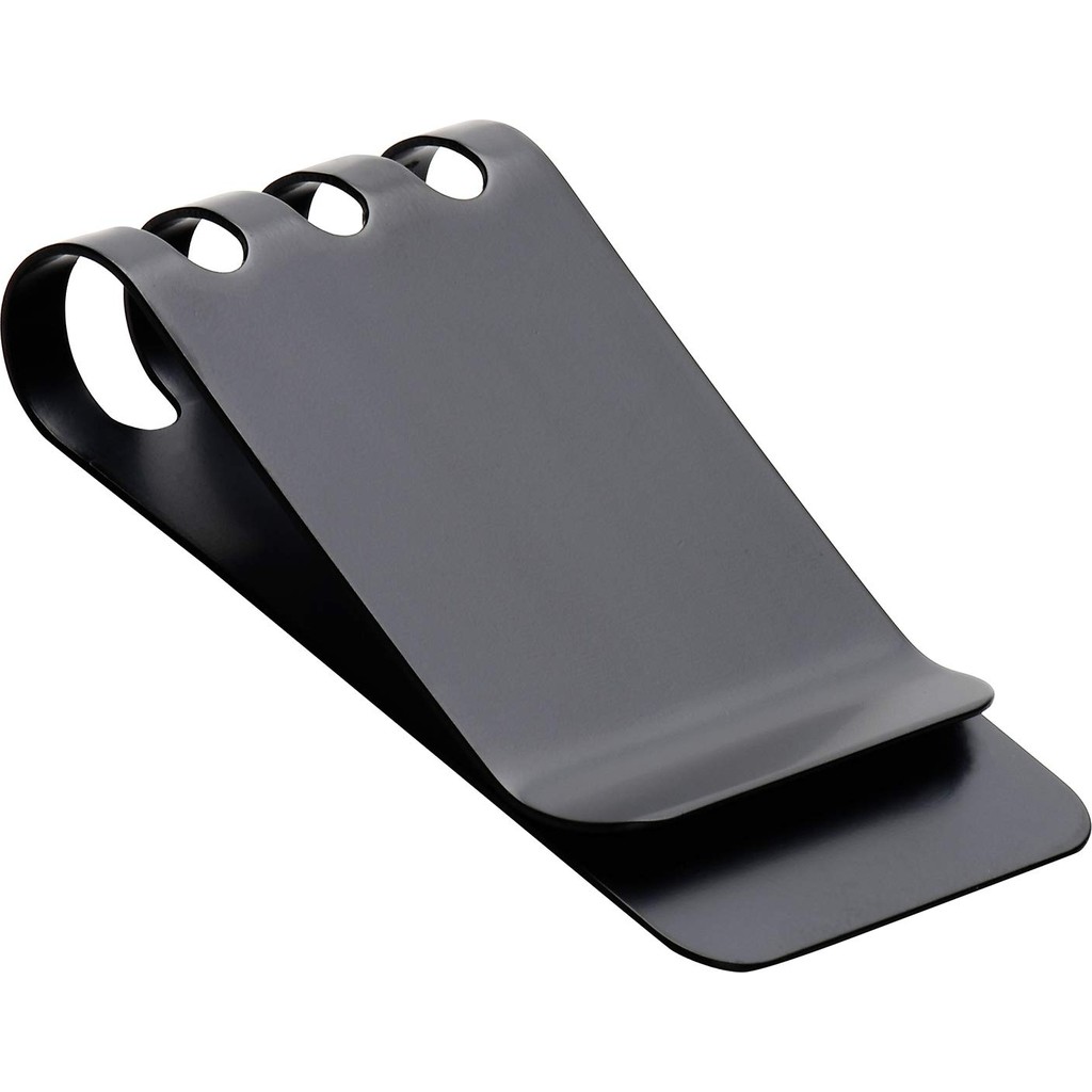 VEXORA GLOBAL Para Klipsi (Money Clip) – Nakit ve Kredi Kartı Için, Paslanmaz Çelik, Slim & Hafif, Minimalist Tasarım - Siyah Kartvizitlik Fiyatı