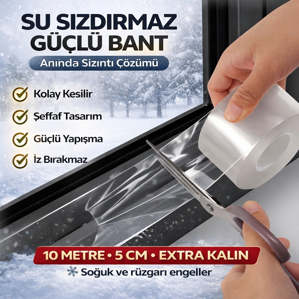 VEXORA GLOBAL Yalıtım Bandı 10M x 5cm x 0,6 mm – Güçlü Yapışkan,su ve Hava Geçirmez, Kapı & Pencere Soğuk Önleyici Bant Diğer Fiyatı