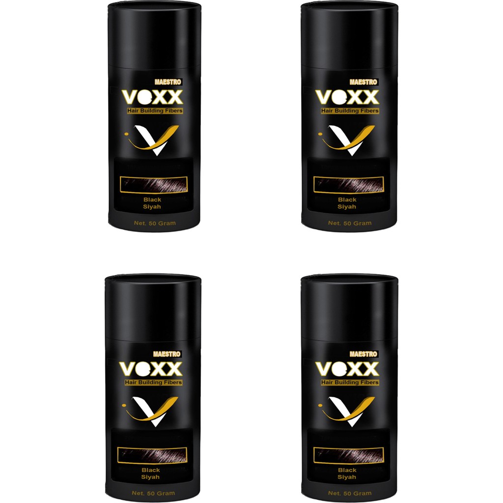 Vexx Maestro Vexx 50 Gr. Hair Fiber Saç Tozu 4 Adet - Siyah Diğer Fiyatı