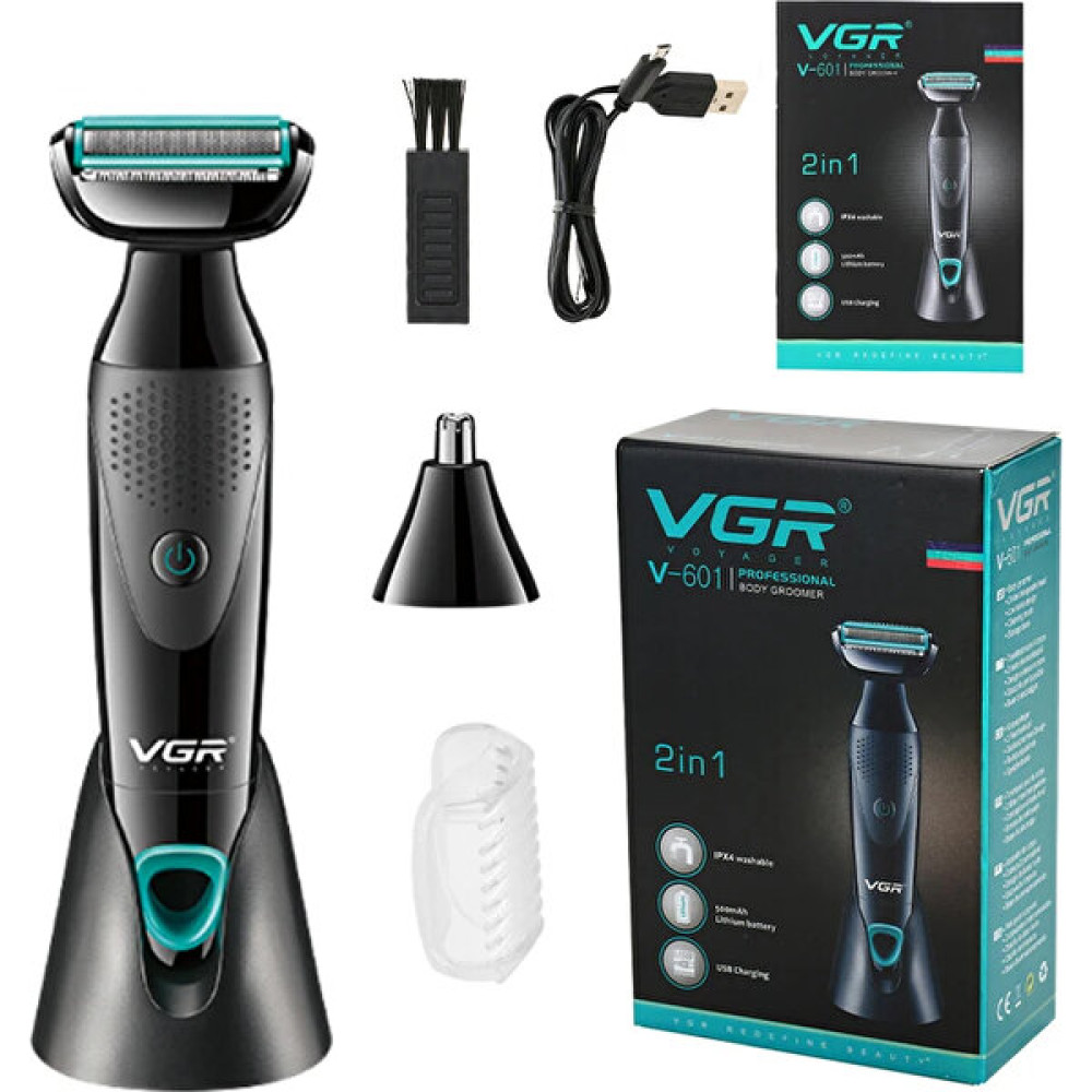 Vgr V-601 Ipx 4 Su Geçirmez Profesyonel 2in1 Vücut, Sakal, Ense, Burun Lazer Öncesi Tıraş Makinesi Tıraş Makineleri Fiyatı