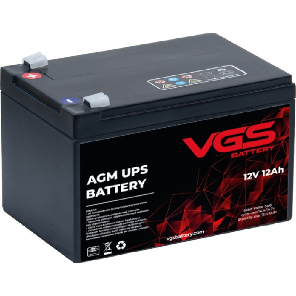 Vgs 12V 12AH Agm Kuru Akü Akü Fiyatı
