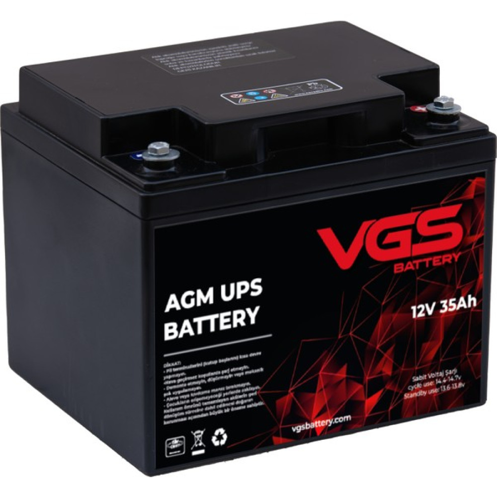 Vgs 12V 35AH Agm Kuru Akü Akü Fiyatı