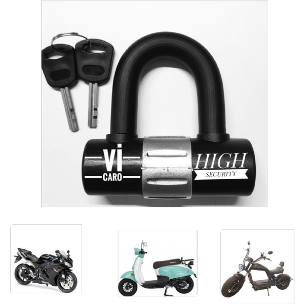 Vi Caro Motorsiklet Kesilmez U Bar Disk Kilidi Disk Kilit Motorsiklet Kilidi & Alarmı Fiyatı