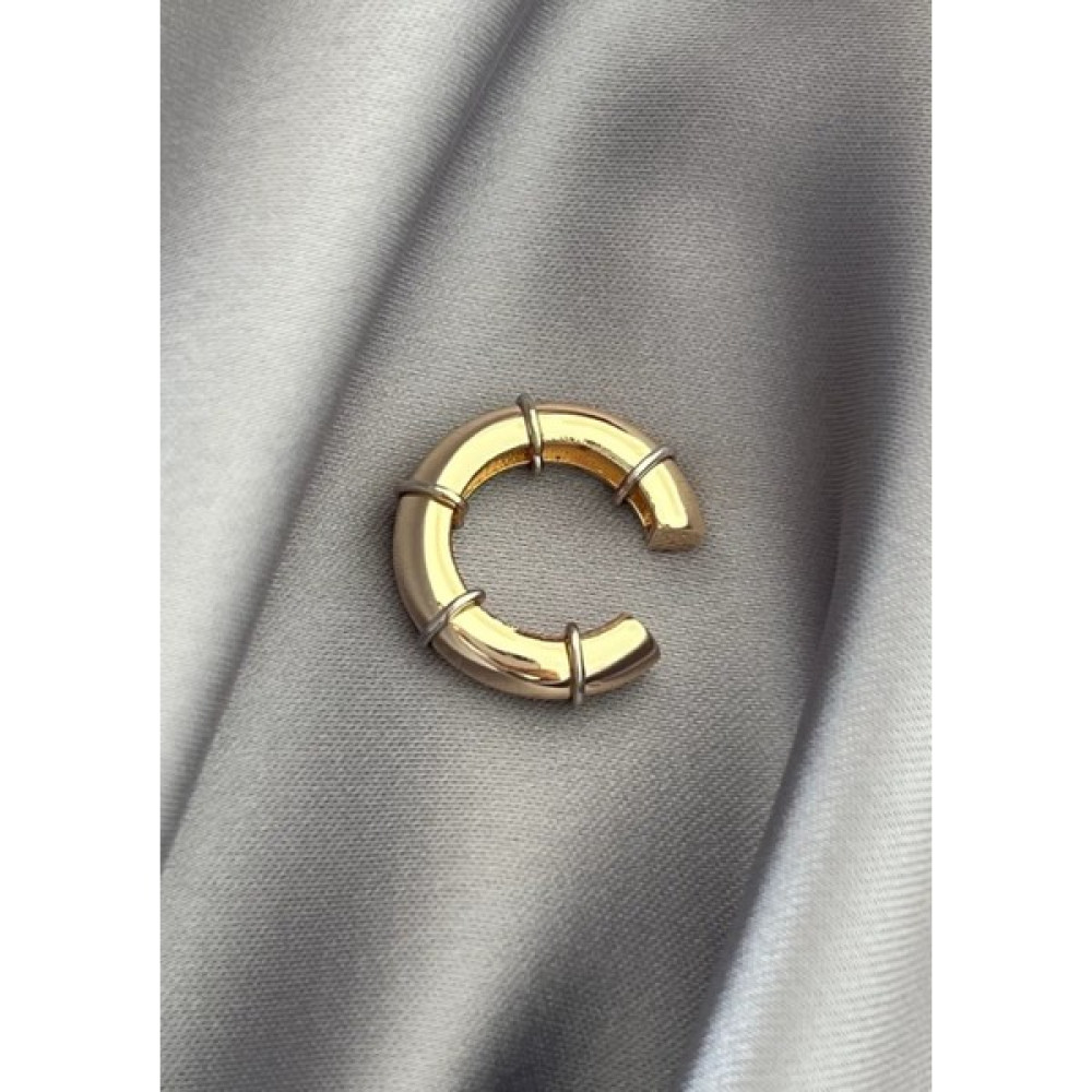 Vi Store Gümüş Şeritli Kalın Halka Earcuff Bijuteri Küpe Fiyatı
