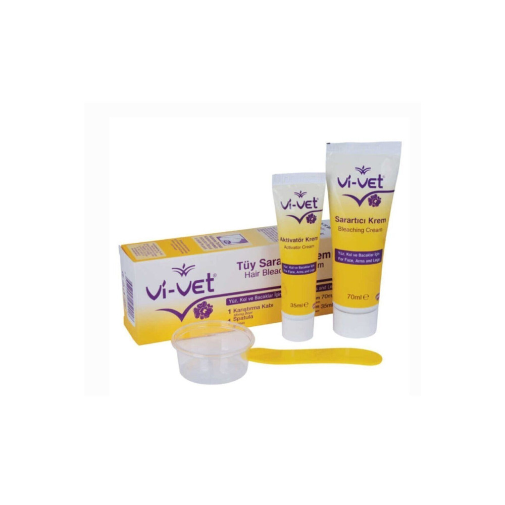Vi-vet Tüy Sarartıcı Krem 3lü Set Aktivatör Krem 35 Ml + Tüy Sarartıcı Krem 70 Ml + Karıştırma Kabı Vücut Bakımı Fiyatı