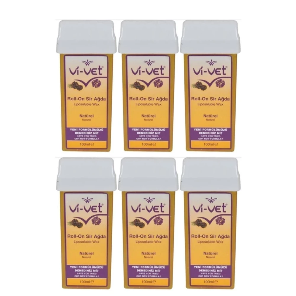 Vi-Vet Vivet Natural Kartus Sir Agda 100 Ml 6'Li Set Epilasyon Aletleri Fiyatı