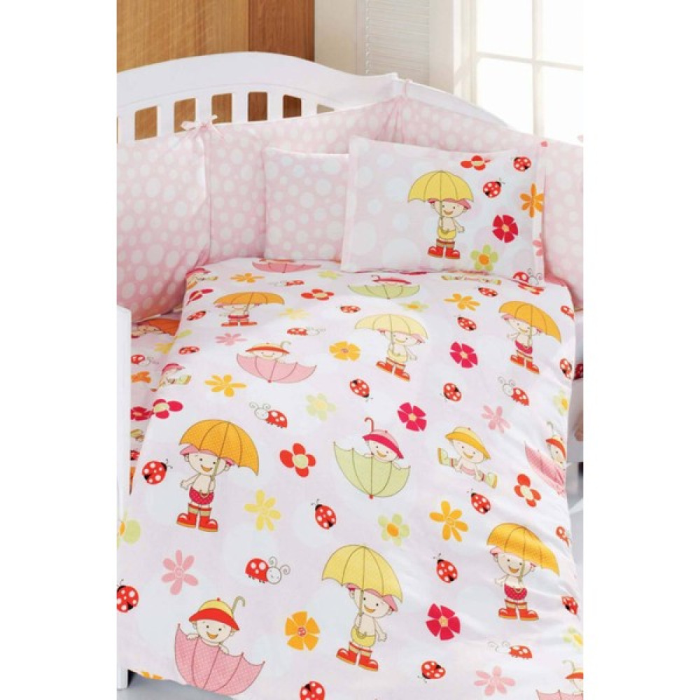 Via Bianco Şemşiyeli Caillou Bebek Nevresim Takımı 4 Prç - Renkli - 100 x 150 cm Bebek Nevresim Takımı Fiyatı