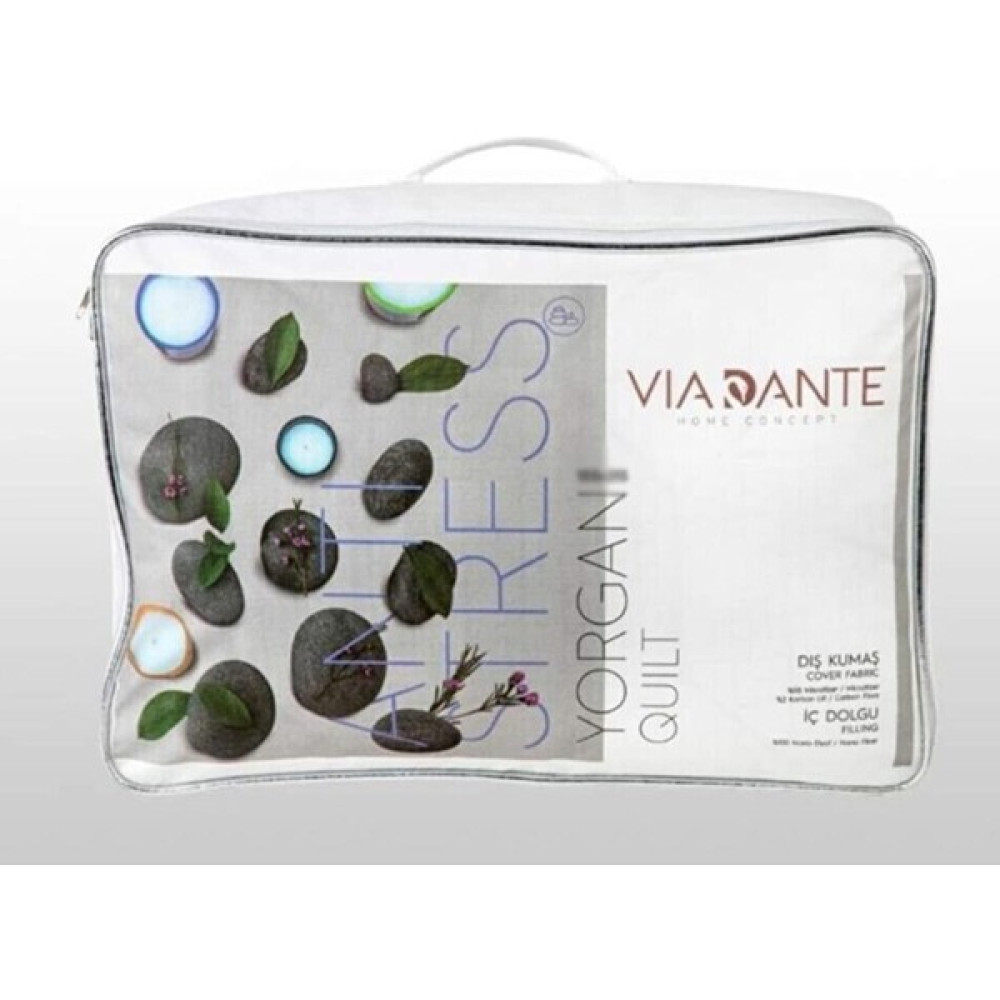 Via Dante Anti Stress Yorgan Tek Kişilik 155 x 215 - Bej - 103 x 188 cm Baza Fiyatı