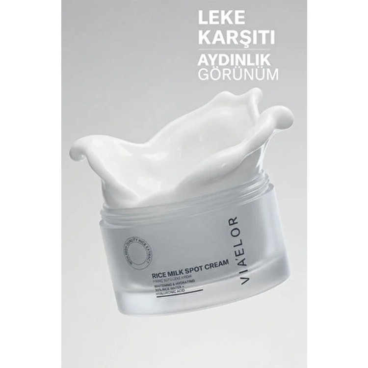 Via Elor Pirinç Mayası Aydınlatıcı ve Nemlendirici, Leke Karşıtı Krem 50 ml Diğer Fiyatı