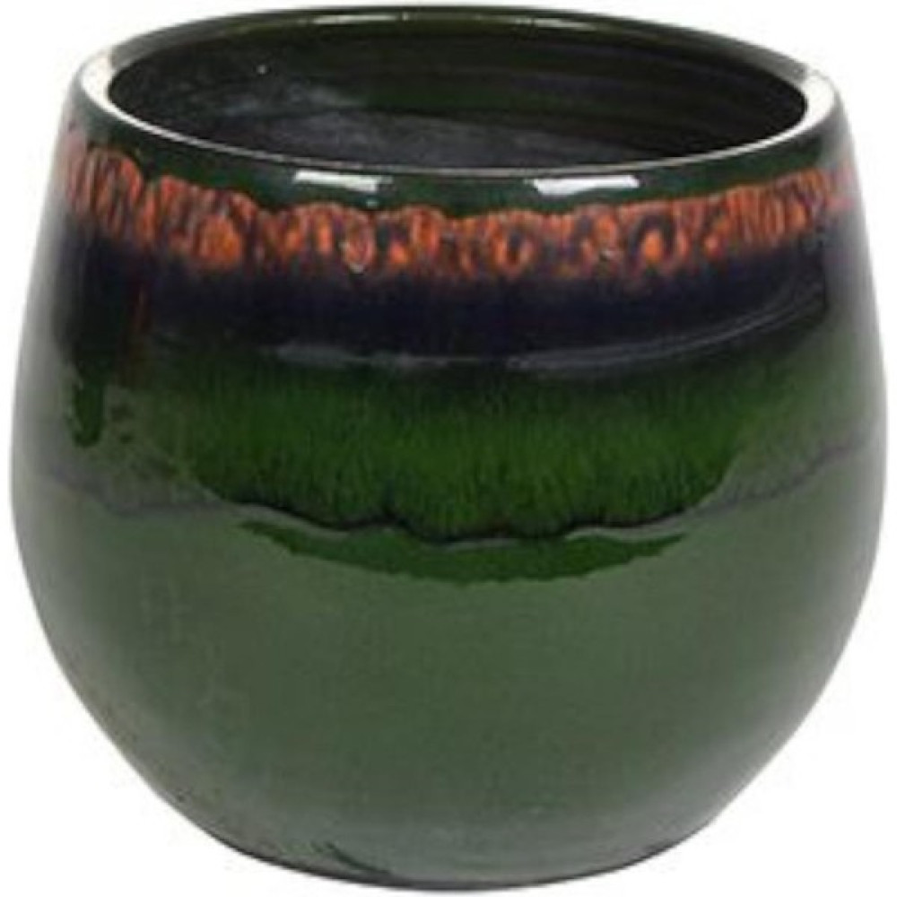 Via Gardenia Charlotte Seramik Saksı 19 x 16 cm - Yeşil Saksı ve Aksesuarları Fiyatı