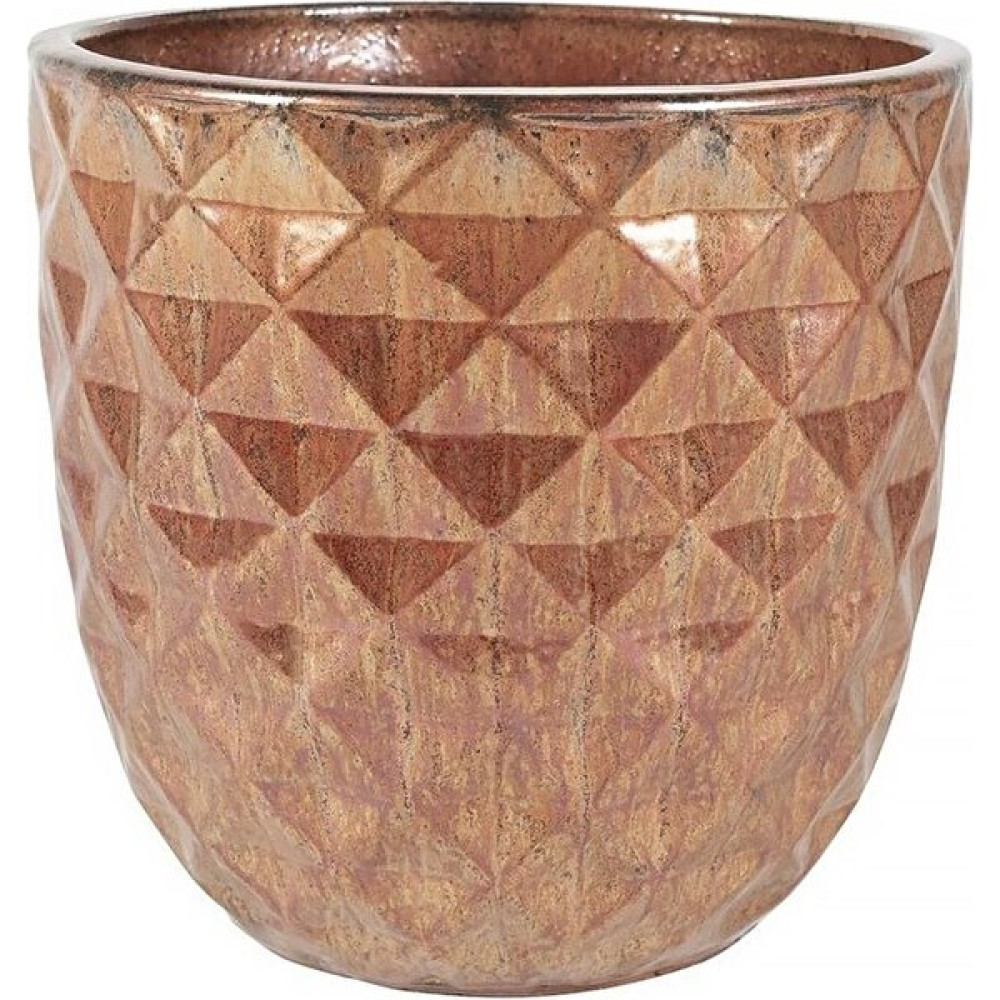 Via Gardenia Felix Bakır Seramik Saksı 31X29 cm Saksı ve Aksesuarları Fiyatı