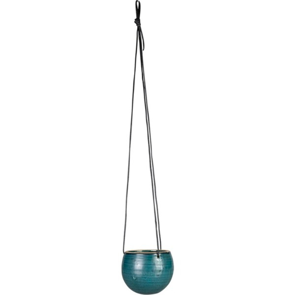 Via Gardenia Iris Seramik Askılı Turkuaz Saksı 15X14 cm Saksı ve Aksesuarları Fiyatı