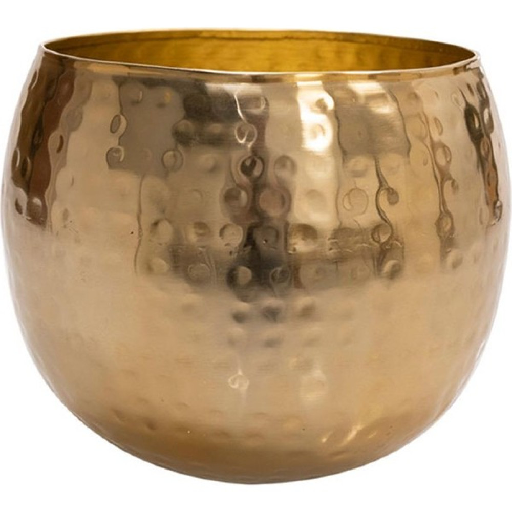 Via Gardenia Kody Metal Gold Saksı 17X16 cm Saksı ve Aksesuarları Fiyatı