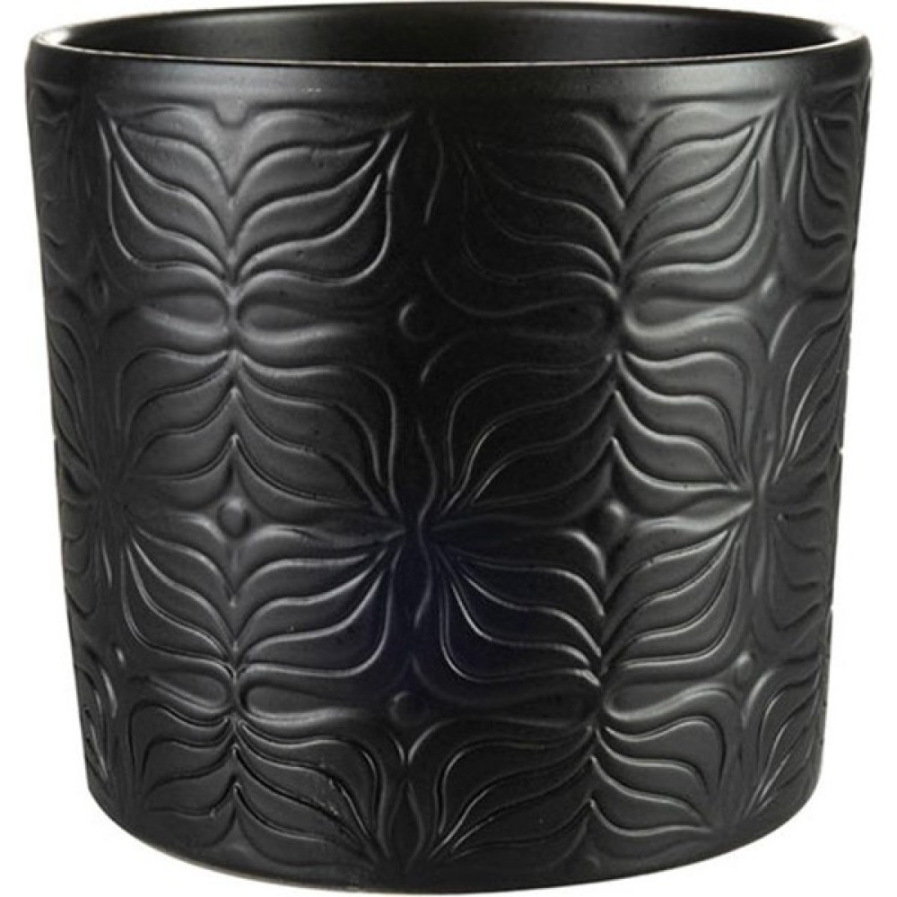 Via Gardenia Sil Mat Seramik Siyah Saksı 16X15 cm Saksı ve Aksesuarları Fiyatı