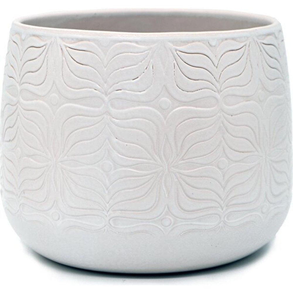 Via Gardenia Sytse Seramik Beyaz Saksı 19X15 cm Saksı ve Aksesuarları Fiyatı