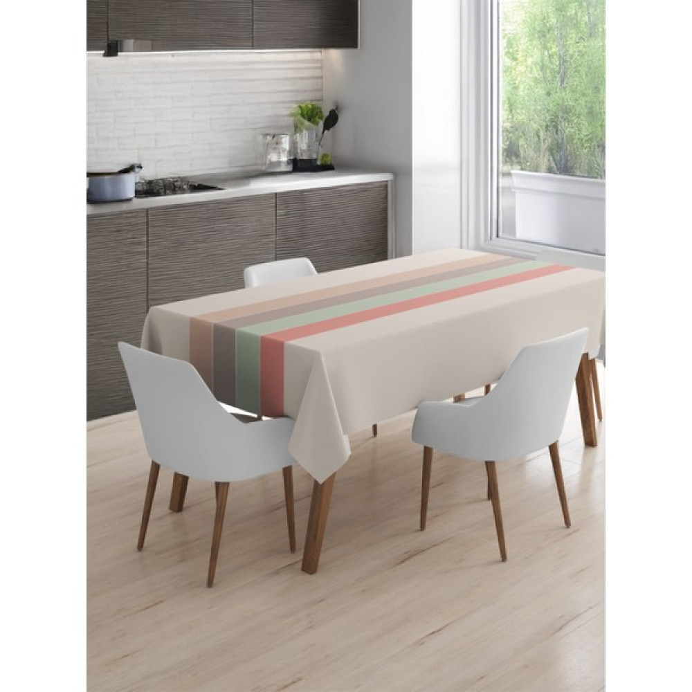 Viadela Yaz Renkleriyle Renkli Dijital Baskılı Masa Örtüsü - 155 x 220 cm Masa Örtüsü Fiyatı