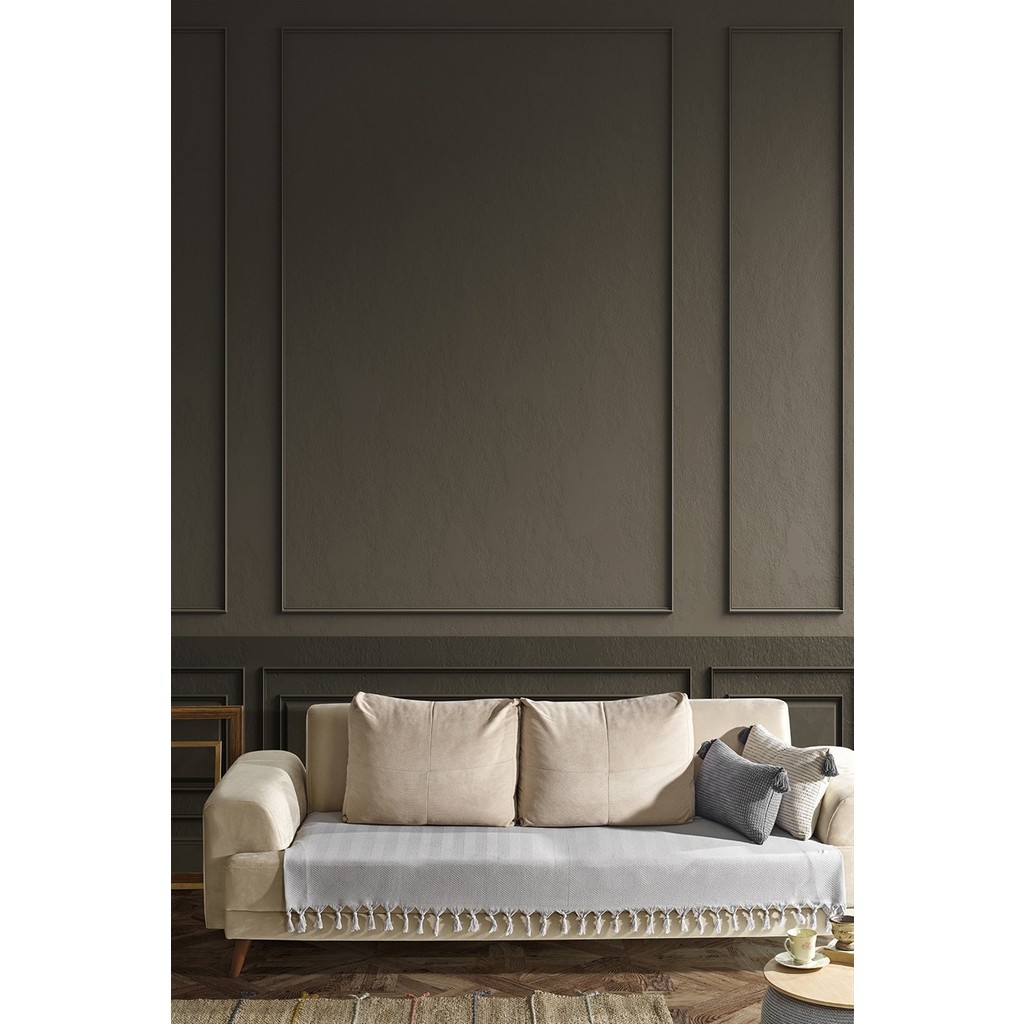 Viaden Asya Koltuk Örtüsü 115X200 cm - 115 x 200 cm - Açık Gri Diğer Fiyatı