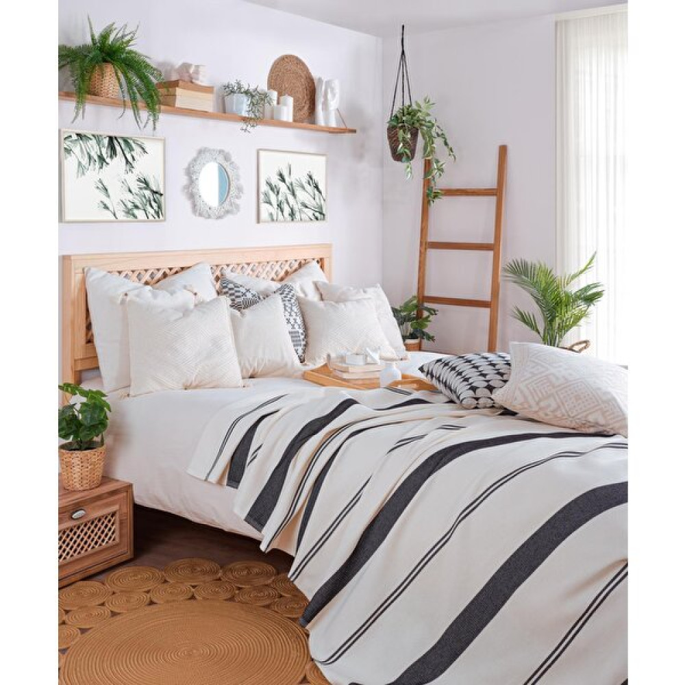 Viaden Lizbon Çift Kişilik Pike 200X230 cm - Siyah Pike & Pike Takımı Fiyatı