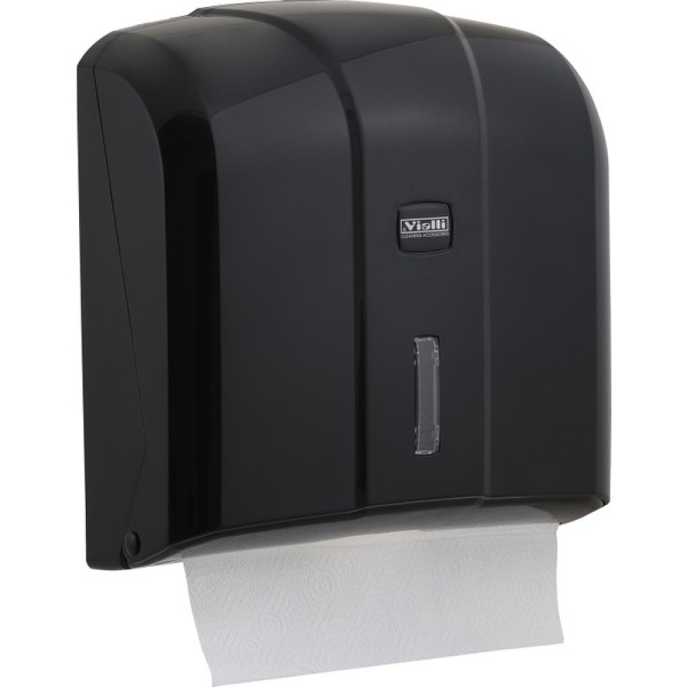 Vialli KH300B Z Katlı Kağıt Havlu Dispenseri Siyah 300'lü - Gri Dispenser Fiyatı