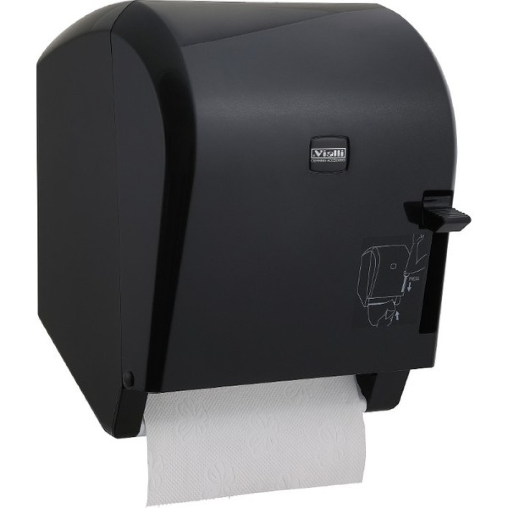 Vi̇alli̇ Rulo Kağıt Havlu Dispenseri Manuel Siyah K8B Dispenser Fiyatı