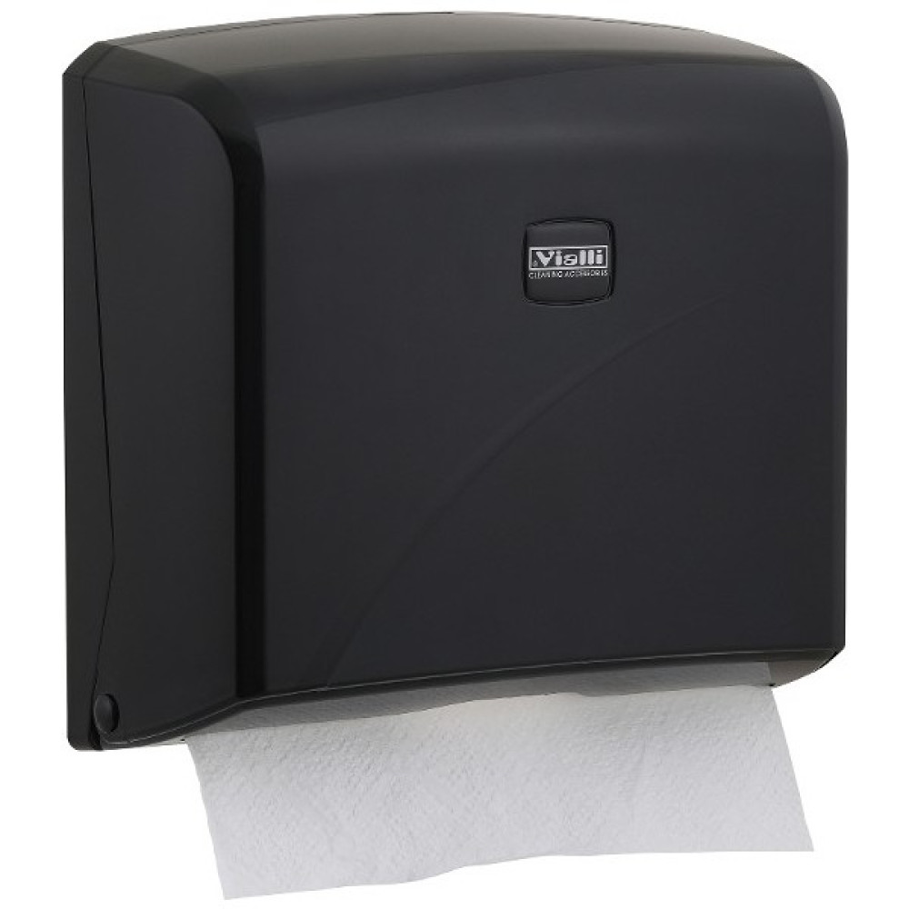 Vi̇alli̇ Z Katlı Kağıt Havlu Dispenseri Max 22 Cm 200 Ad Siyah K2B Dispenser Fiyatı