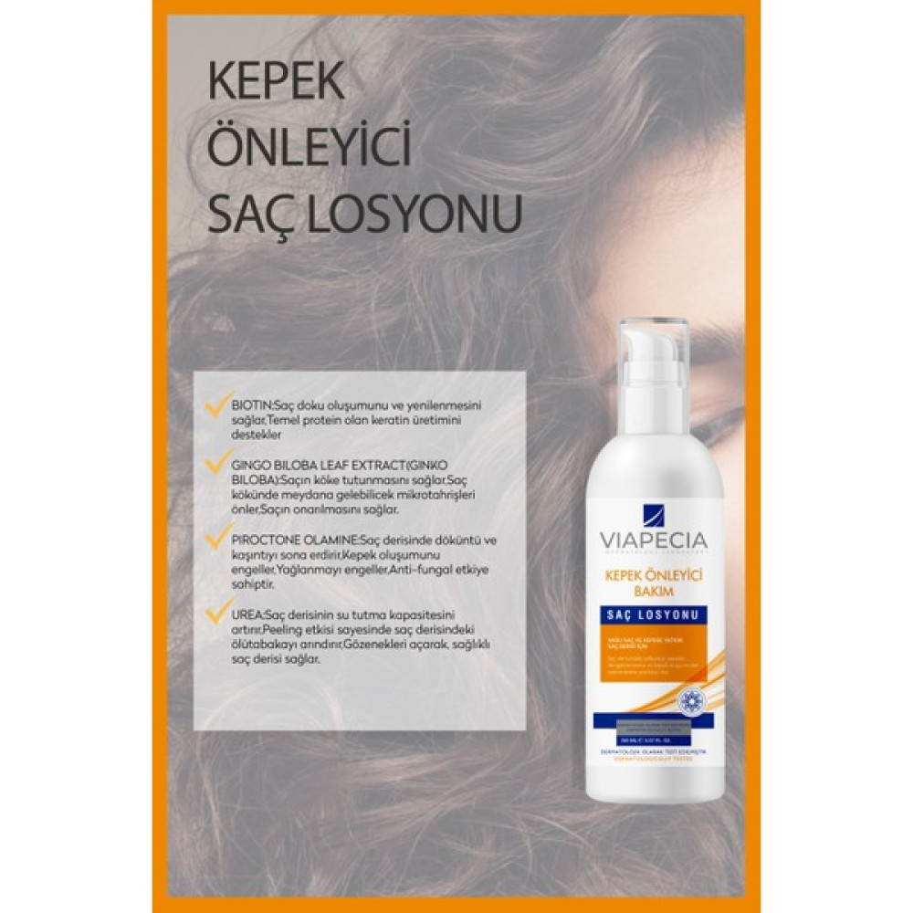 Viapecia Bakım Saç Losyonu 150 ml Saç Bakım Maskeleri & Serumlar & Spreyler Fiyatı