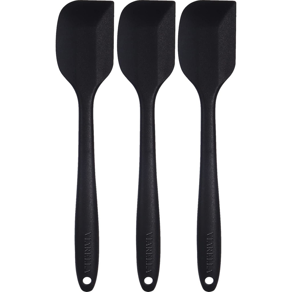 Viarella Silikon Spatula Set Büyük Boy Yanmaz Çizmez Siyah 3'lü Diğer Fiyatı