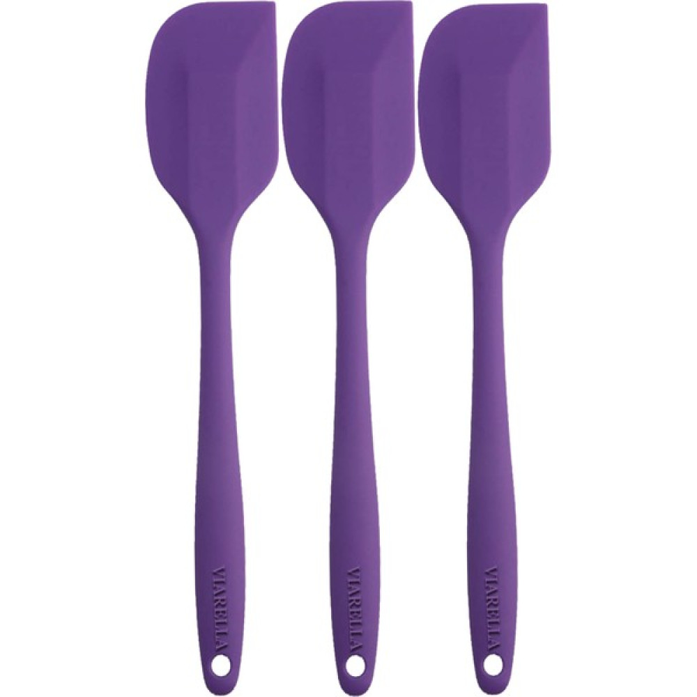 Viarella Silikon Spatula Seti Büyük Boy Yanmaz Yapışmaz Çizmez Mor 3'lü Mutfak Gereçleri Fiyatı