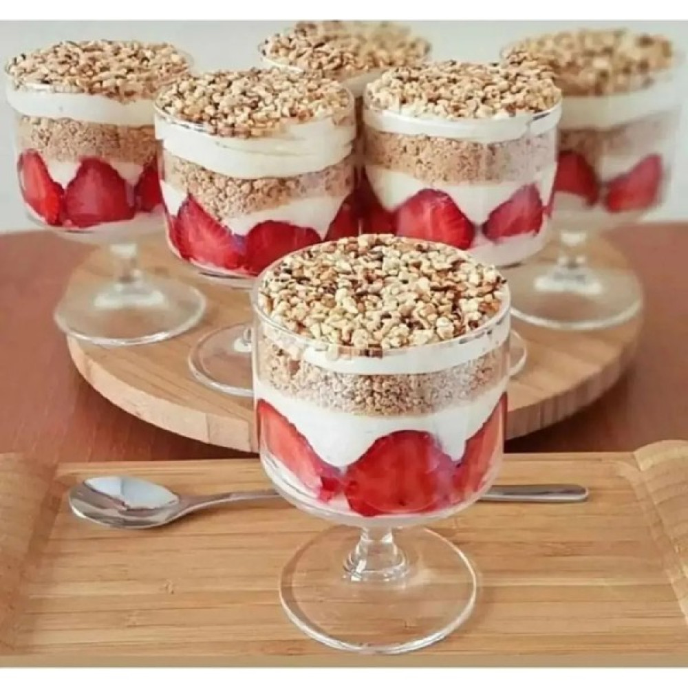 Viatom Magnolia Magnolya , Puding ve Dondurma Kasesi 6'lı Mika Ayaklı ( Cam Değildir ) Kase Fiyatı