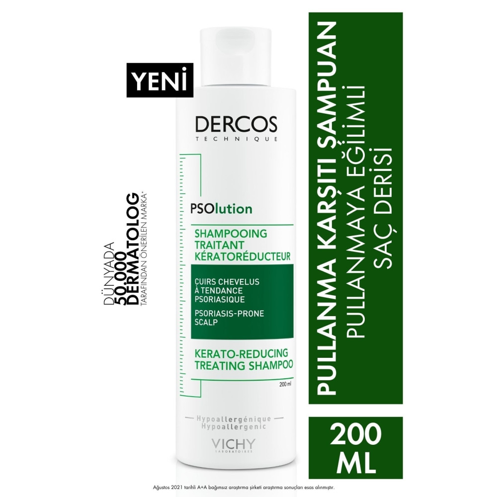 Vichy Dercos Psolution Pullanmaya Karşı Soyucu Etki Gösteren Saç Bakım Şampuanı 200 ml Şampuan ve Saç Kremi Fiyatı