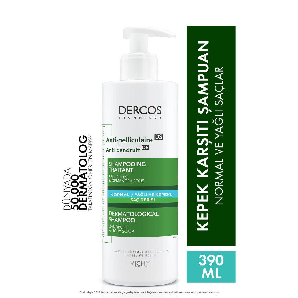 Vichy Dercos Yağlı Saçlar Için Kepeğe Karşı Bakım Şampuanı 390ml Şampuan ve Saç Kremi Fiyatı