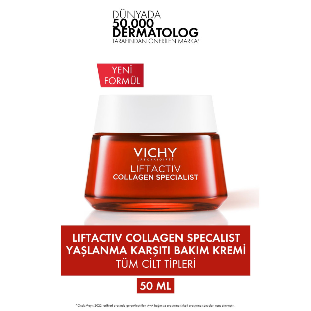 Vichy Liftactiv Collagen Specialist Yaşlanma Karşıtı Krem 50 ml Cilt ve Yüz Bakımı Fiyatı