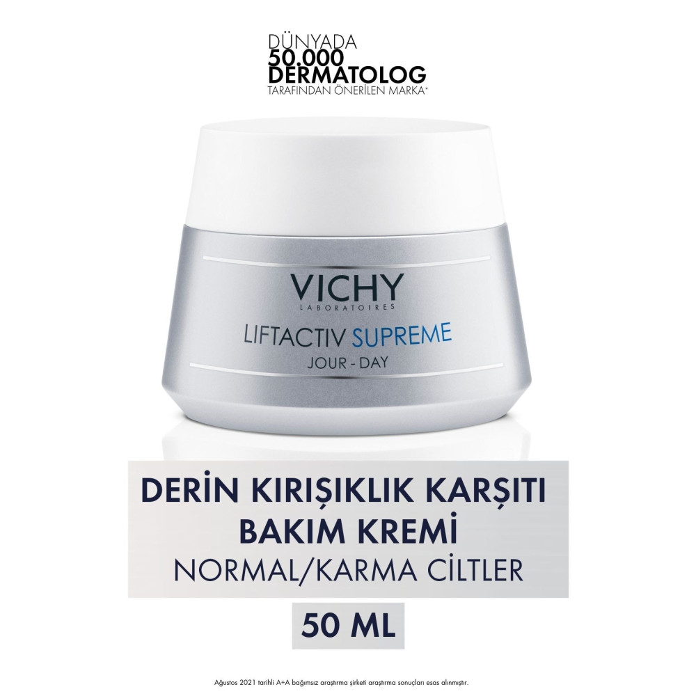 Vichy Liftactiv Supreme Anti-aging Çizgi Bakımı Normal Ve Karma Cilt Nemlendirici Krem 50ml Cilt ve Yüz Bakımı Fiyatı