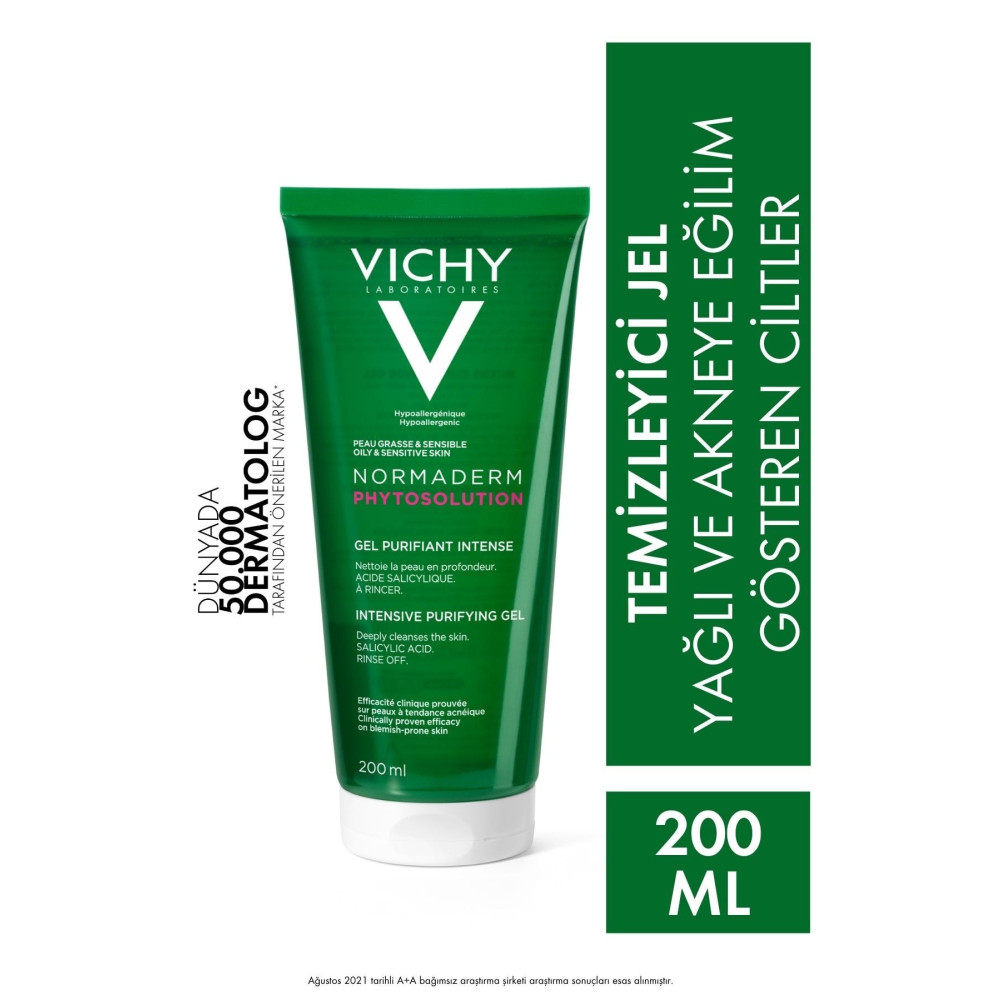 Vichy Normaderm Phytosolution Arındırıcı Jel 200 ml Cilt Temizleme ve Peeling Fiyatı