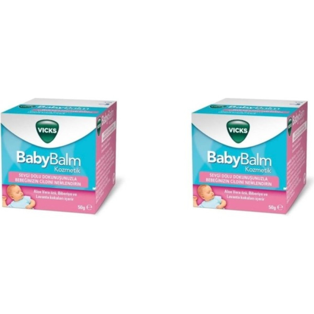 Vicks Baby Balm 50 gr 2 Kutu Bebek Bakım Fiyatı