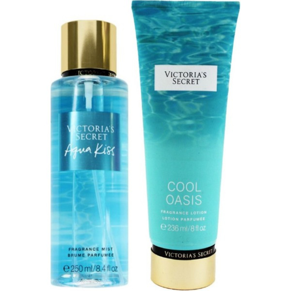 Victoria's Secret Aqua Kiss & Cool Oasis Vücut Losyonu ve Spreyi 2'li Set Vücut Losyonu ve Nemlendiricileri Fiyatı