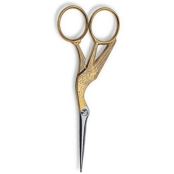 Victorinox 8.1040.12 Altın Kaplama Storchen Nakış Makası