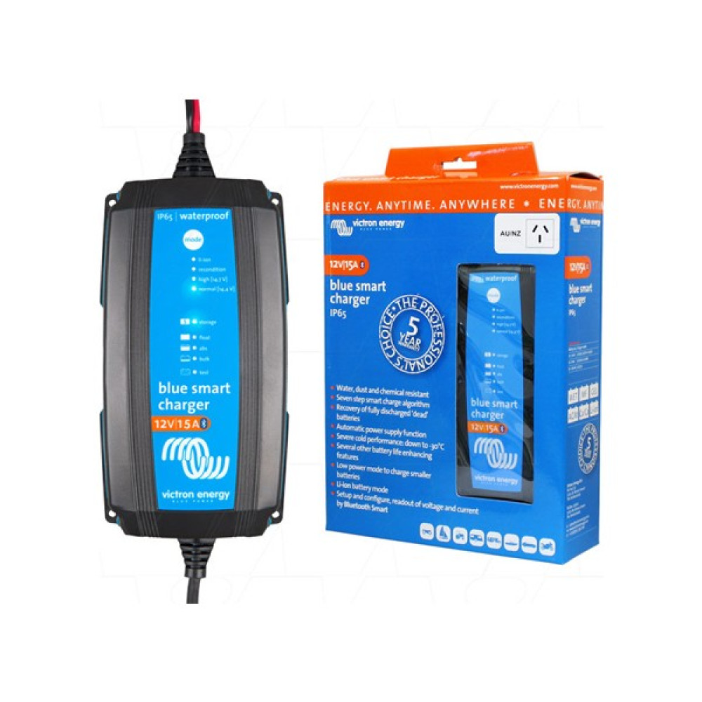 Victron Bluesmart Charger 12-15A IP65 / (Şebekeden 12V-15A Akü Şarj Cihazı) Oto Seyahat Ürünleri Fiyatı