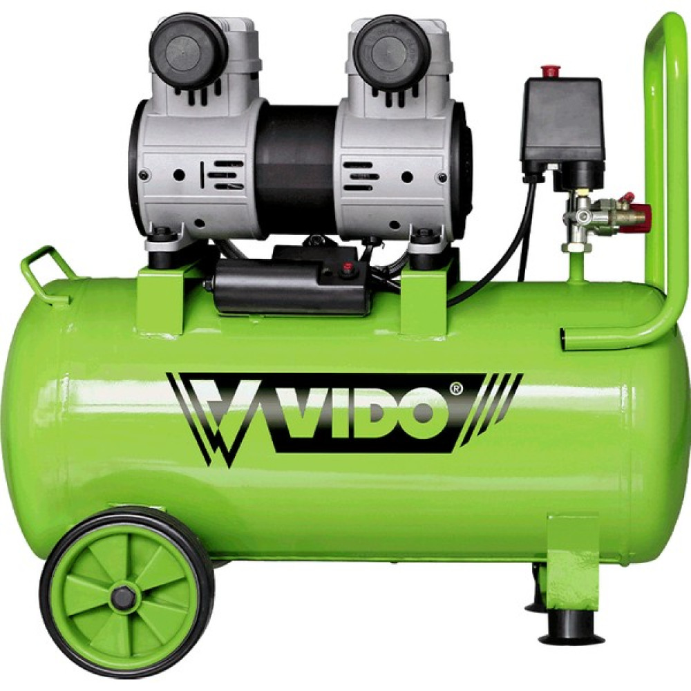 Vido 1500W/2HP 50L Yağsız Sessiz Kompresör Hava Kompresörü Fiyatı