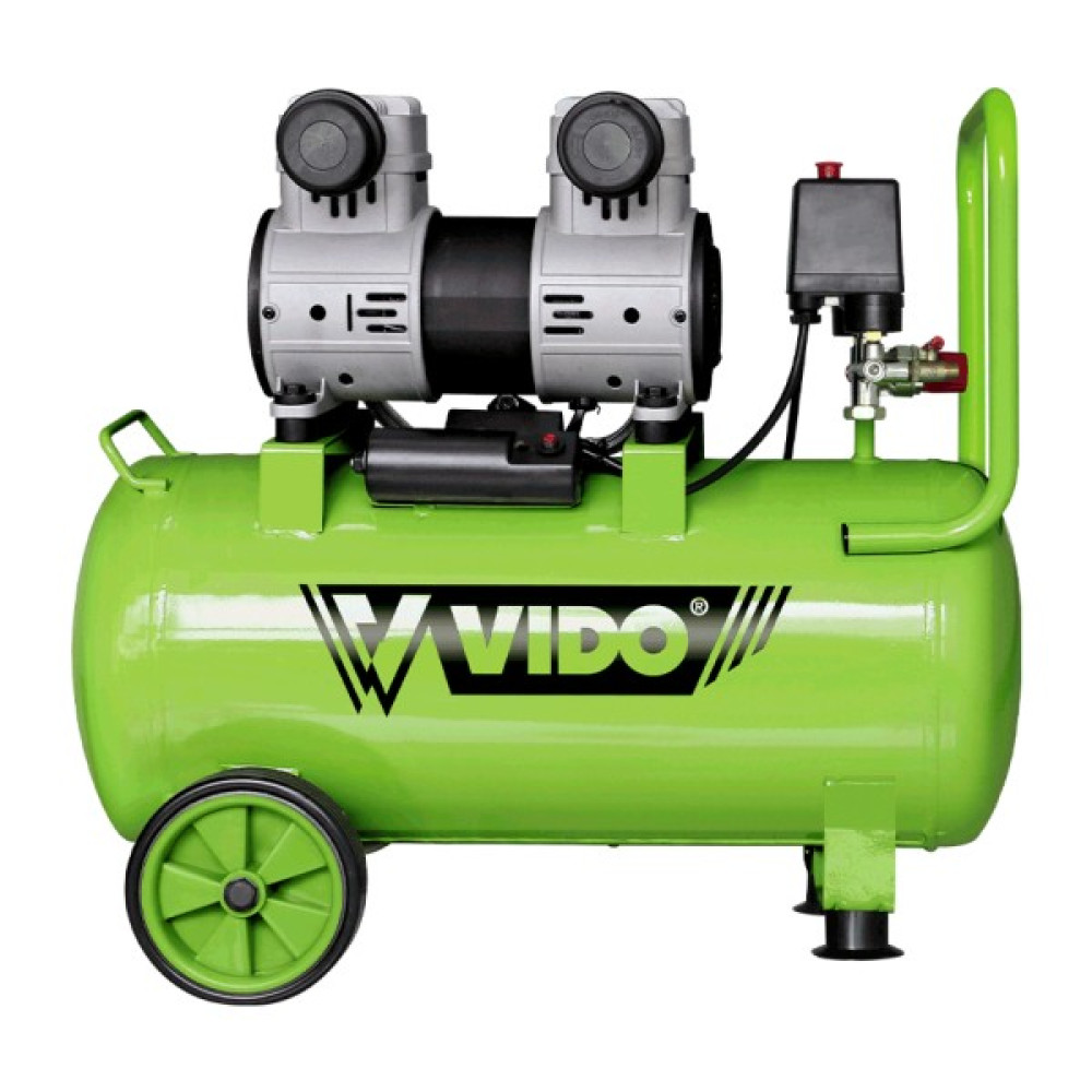 Vido WD060215020 1500W/2HP 50L Yağsız Sessiz Kompresör Hava Kompresörü Fiyatı