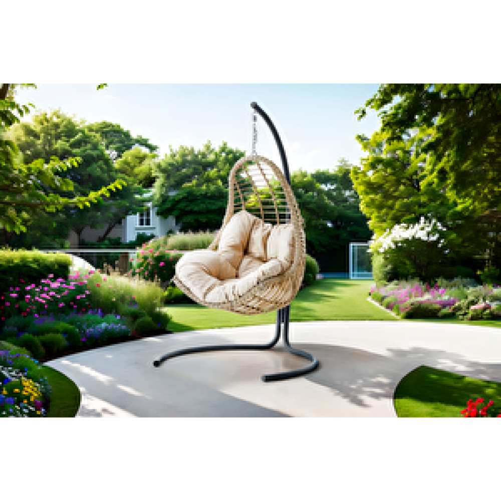 Vieno Home Garden Miranda Tekli Rattan Bahçe Balkon Salıncak Bahçe Salıncağı Fiyatı