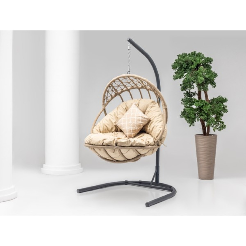 Vieno Home Garden Oscar Tekli Bahçe Balkon Salıncak Cappuccino Bahçe Salıncağı Fiyatı