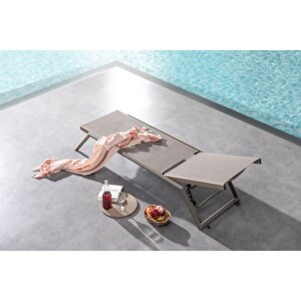 Vieno Home Garden Vegas Alüminyum File Bahçe Balkon Şezlong Cappuccino Şezlong Fiyatı